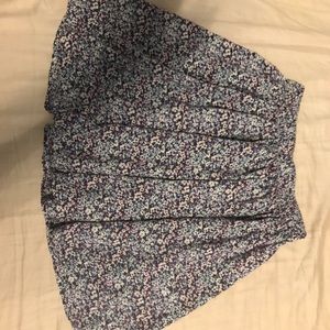 Abercrombie Blue floral skirt